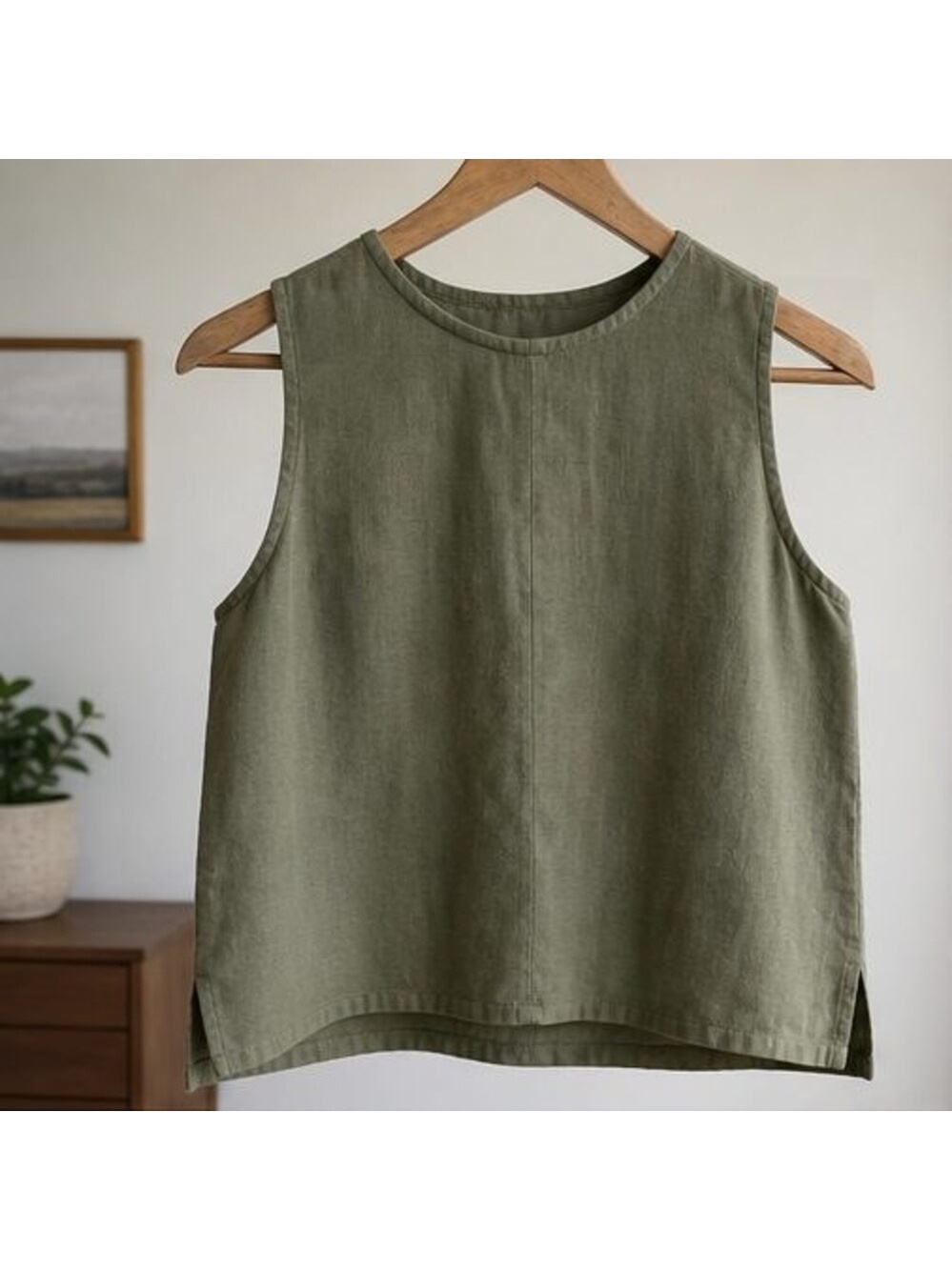 Rust V Neck Top - Picture 1 of 6
